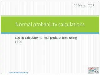 Normal Probability Calculations Using GDC for Coconut Milk Packets