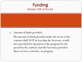 Funding Guidelines for Tribal Contracts