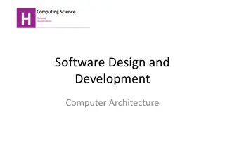 Software Design and Development