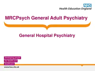 MRCPsych General Adult Psychiatry
