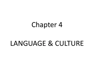 LANGUAGE & CULTURE