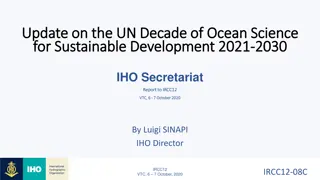 UN Decade of Ocean Science for Sustainable Development 2021-2030 Update