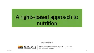 A rights-based approach to nutrition