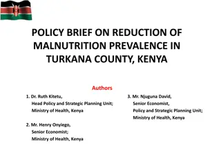 Addressing Malnutrition Prevalence in Turkana County