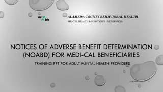 Alameda County Behavioral Health Training for Mental Health Providers