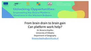 From Brain Drain to Brain Gain: Can Platforms Help in Western Balkans?​
