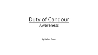 Duty of Candour
