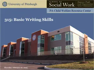 Basic Writing Skills