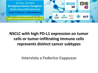 Distinct NSCLC Subtypes with High PD-L1 Expression