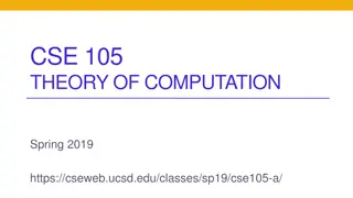 Theory of Computation Concepts