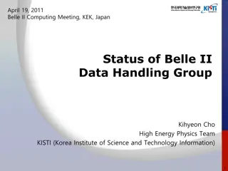 Status of Belle.II Computing Meeting at KEK Japan