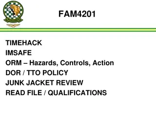 FAM4201TIMEHACKIMSAFE.ORM Hazards & Controls Review