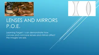 Lenses & Mirrors: Observations & Explanations