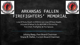 Guide for Firefighters: LODD & Non-LODD Death Preparedness