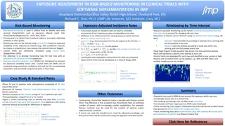 Exposure Adjustment in Risk-Based Monitoring in Clinical Trials with Software Implementation