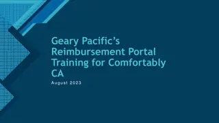 Geary Pacific's Reimbursement Portal Training for Comfortably CA