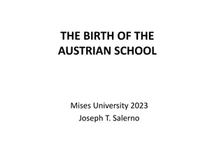 The Marginalist Revolution and Menger's Impact