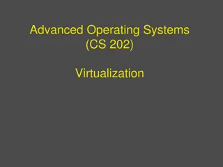 Overview of Virtualization Benefits and Models