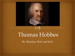 Biography and Philosophy of Thomas Hobbes