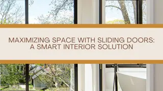 Maximizing Space with Sliding Doors A Smart Interior Solution