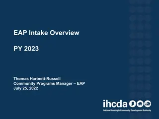 Effective Intake Procedure for EAP Applications