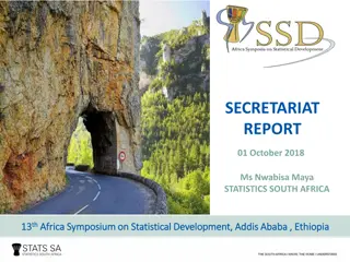 Progress on African Statistical Development Symposium Resolutions