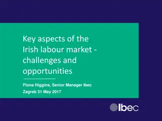 Key aspects of the  Irish labour market -  challenges and  opportunities