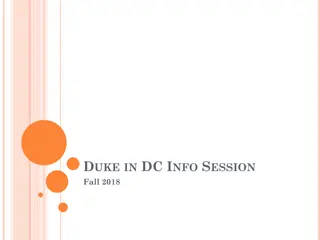 DUKE IN DC INFO SESSION