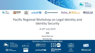 Pacific Regional Legal Identity Workshop Overview