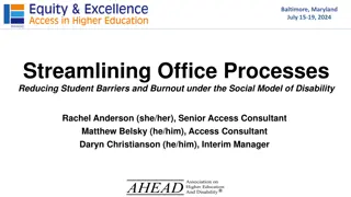 Streamlining Office Processes