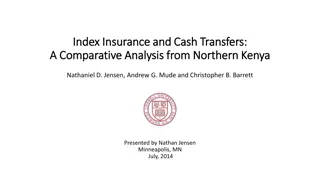 Comparative Analysis of Index Insurance and Cash Transfers in Northern Kenya