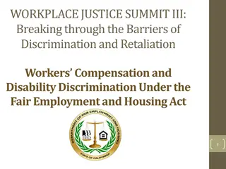Discrimination and Retaliation