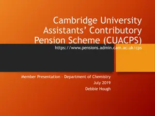 Cambridge University Assistants Contributory Pension Scheme (CUACPS)