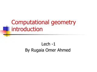 Computational geometry introduction