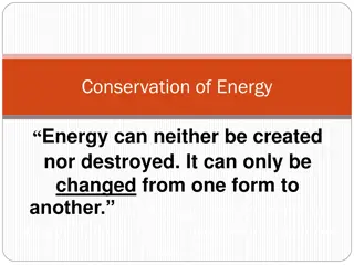Conservation of Energy