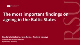 Key Findings on Ageing in the Baltic States