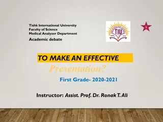 Effective Presentation Skills Training