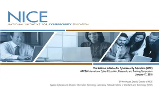 The National Initiative for Cybersecurity Education (NICE)