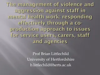 Key Issues in Mental Health Co-Production and Violence Management