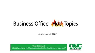 Business Office Hot Topics