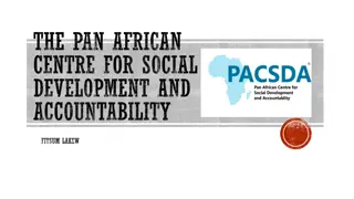 Pan-African Centre for Social Development & Accountability Overview