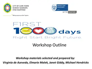 Workshop Outline