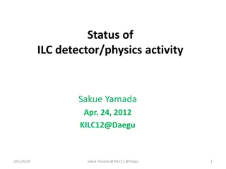 Status of  ILC detector/physics activity