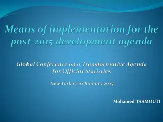 Statistical Capacity Building in Transition: Progress and Challenges