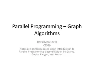 Parallel Programming Graph Algorithms: Fundamentals and Representations