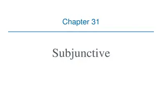 Subjunctive