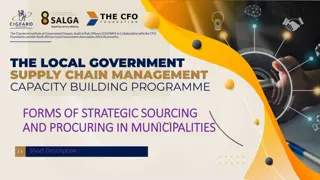 Strategic Sourcing and Procurement Mechanisms in Municipalities