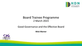 Board Trainee Programme