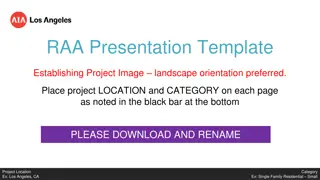 Establishing Project Image with Preferred Landscape Orientation