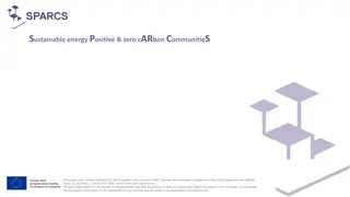 Sustainable Energy Positive & Zero Carbon Communities